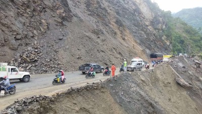  नारायणगढ–मुग्लिन सडक दुईतर्फी सञ्चालनमा 